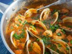 Romesco de peix (Catalan fish stew)